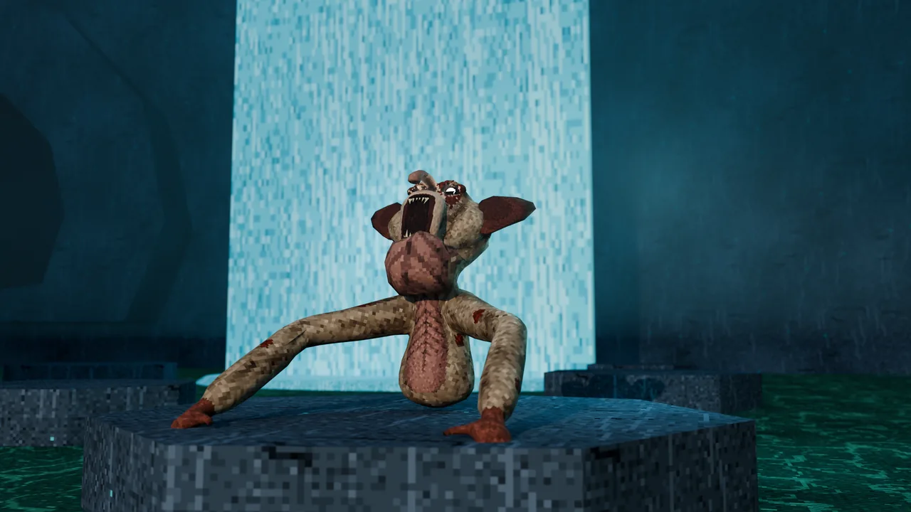 The Screecher in the caverns