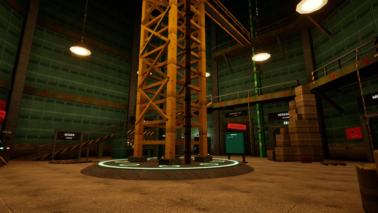 The hub, the crew's safe room
